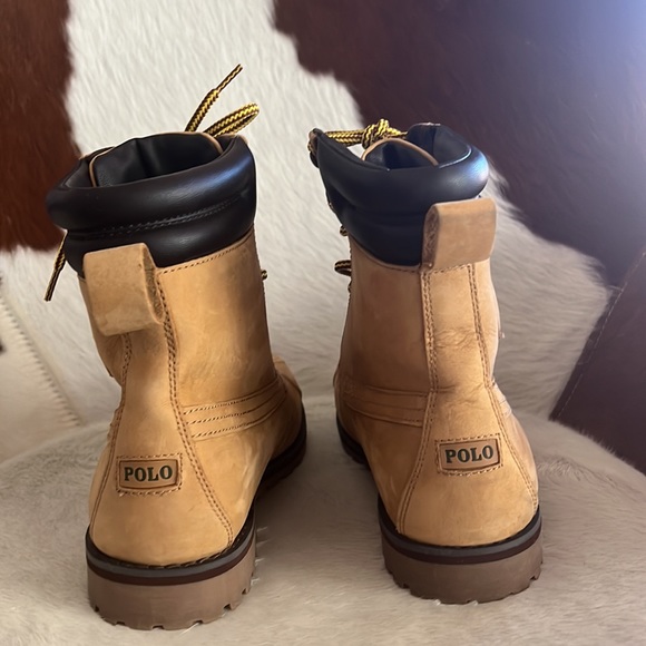 Ralph Lauren Polo Whitwood duck suede hiking boots size 8.5 D, style Whitwood - Picture 9 of 15